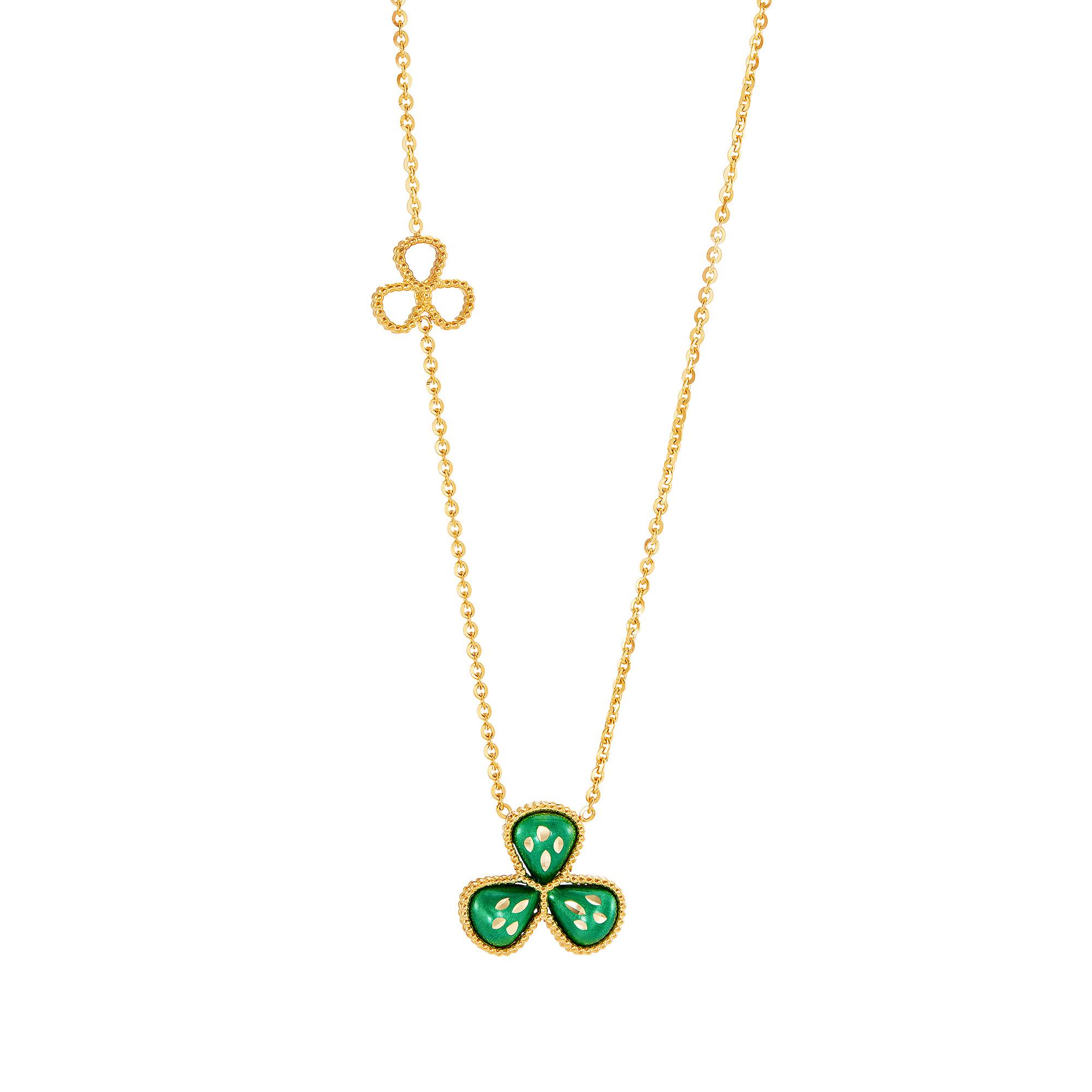 VIOLA | Oro Italia 916 Yellow Gold Necklace GC30821123(GTURQ