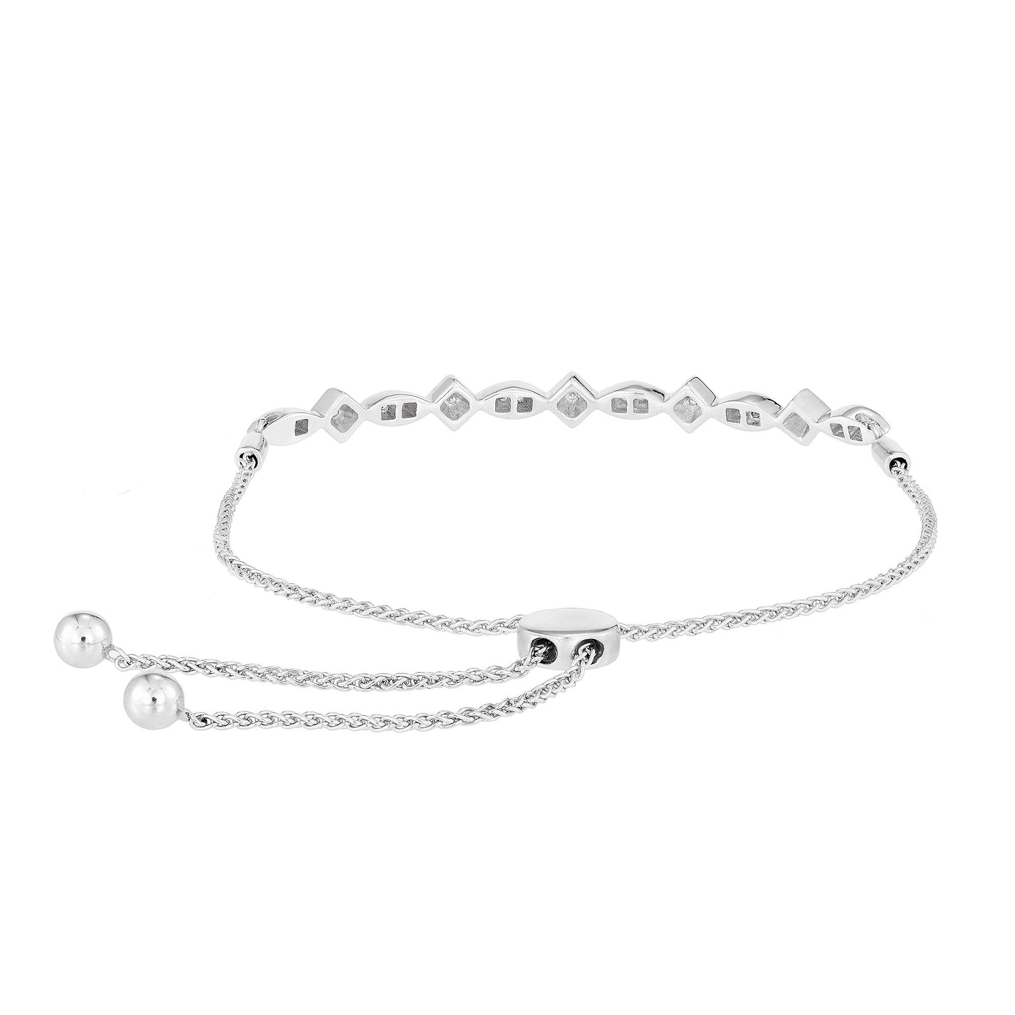 White gold bolo bracelet clearance