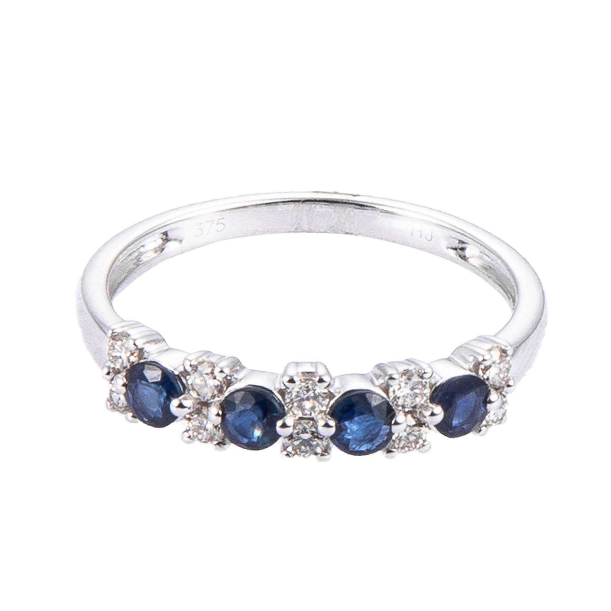 Blue Sapphire Diamond Ring | HABIB Jewels