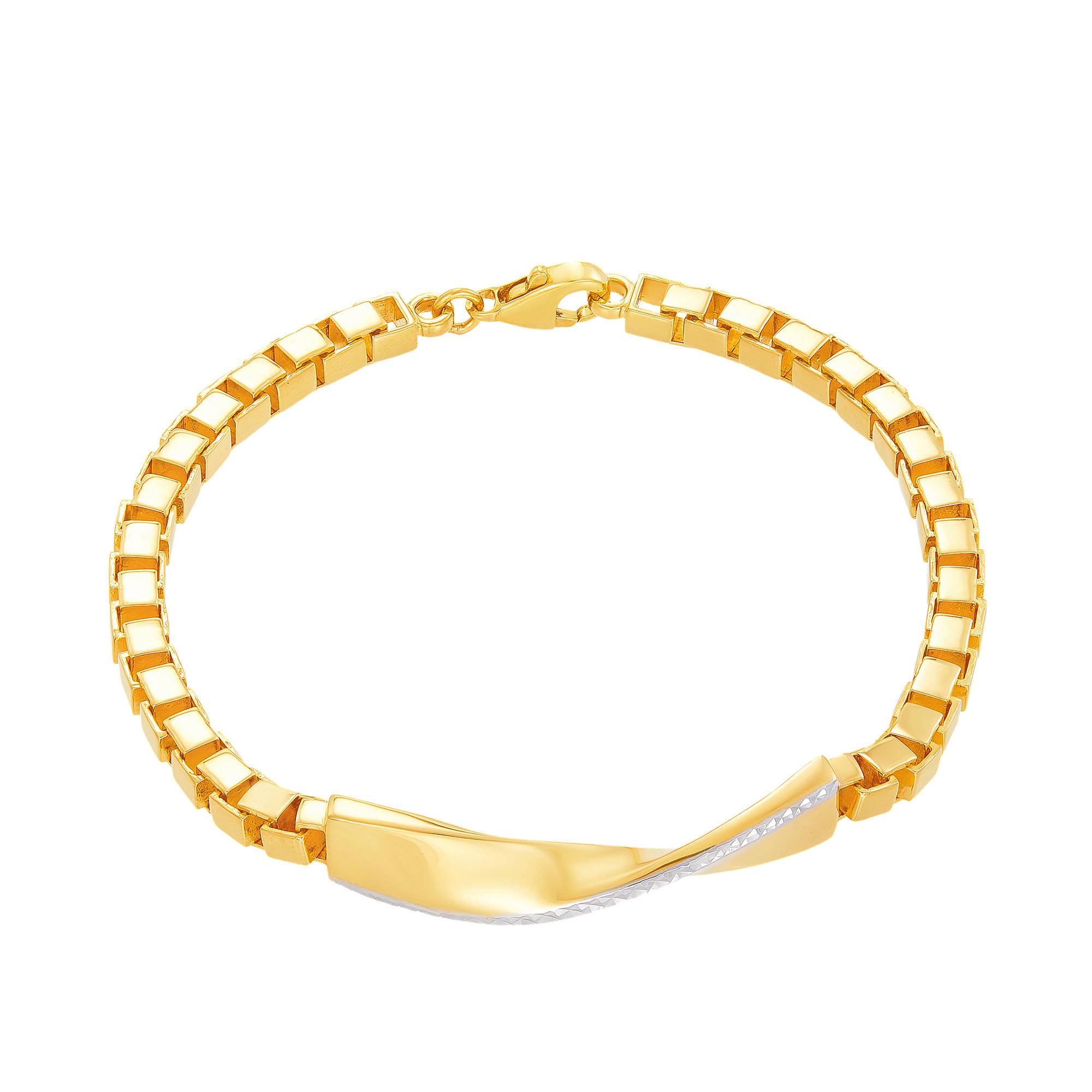 916/22K White and Yellow Gold Bracelet B65740322