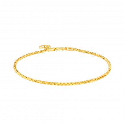 Gold Dragon Scale 24k Dragon Bracelet 916/22K Yellow Gold