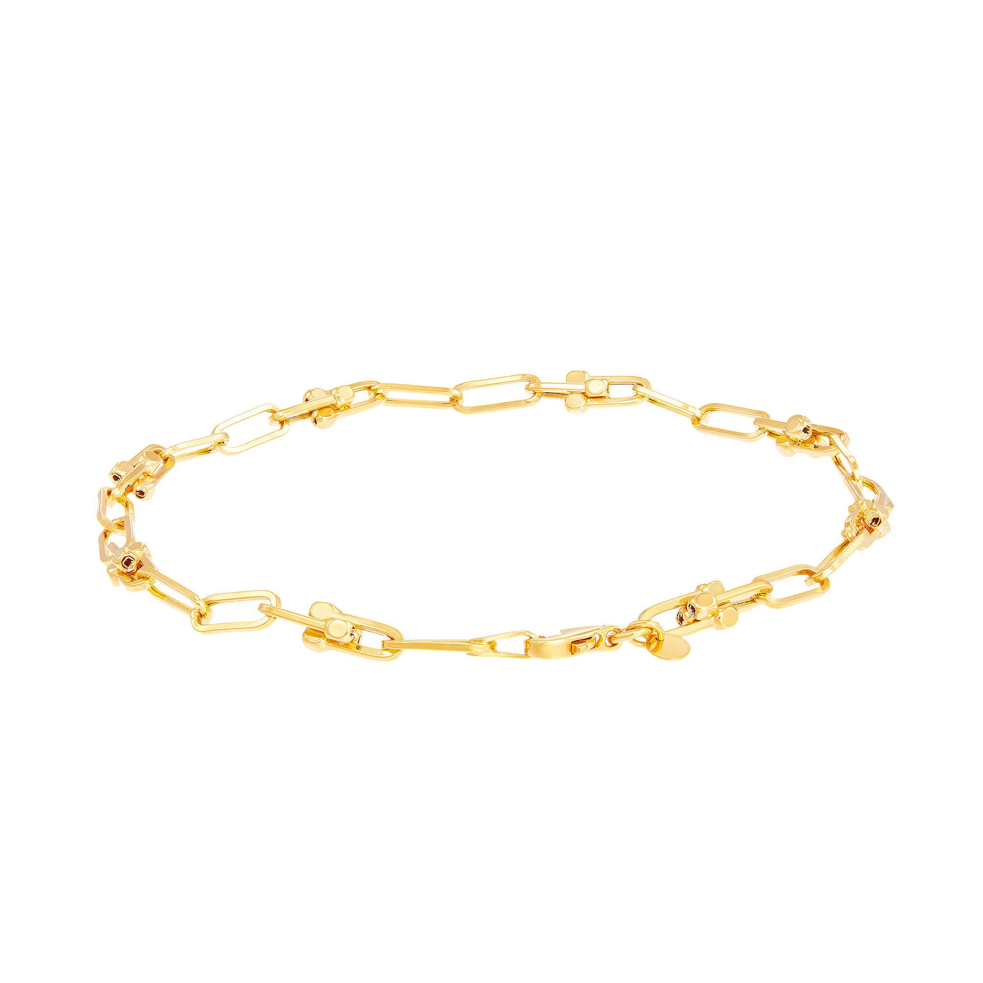 Oro Italia 916 Yellow Gold Anklet GA60230422