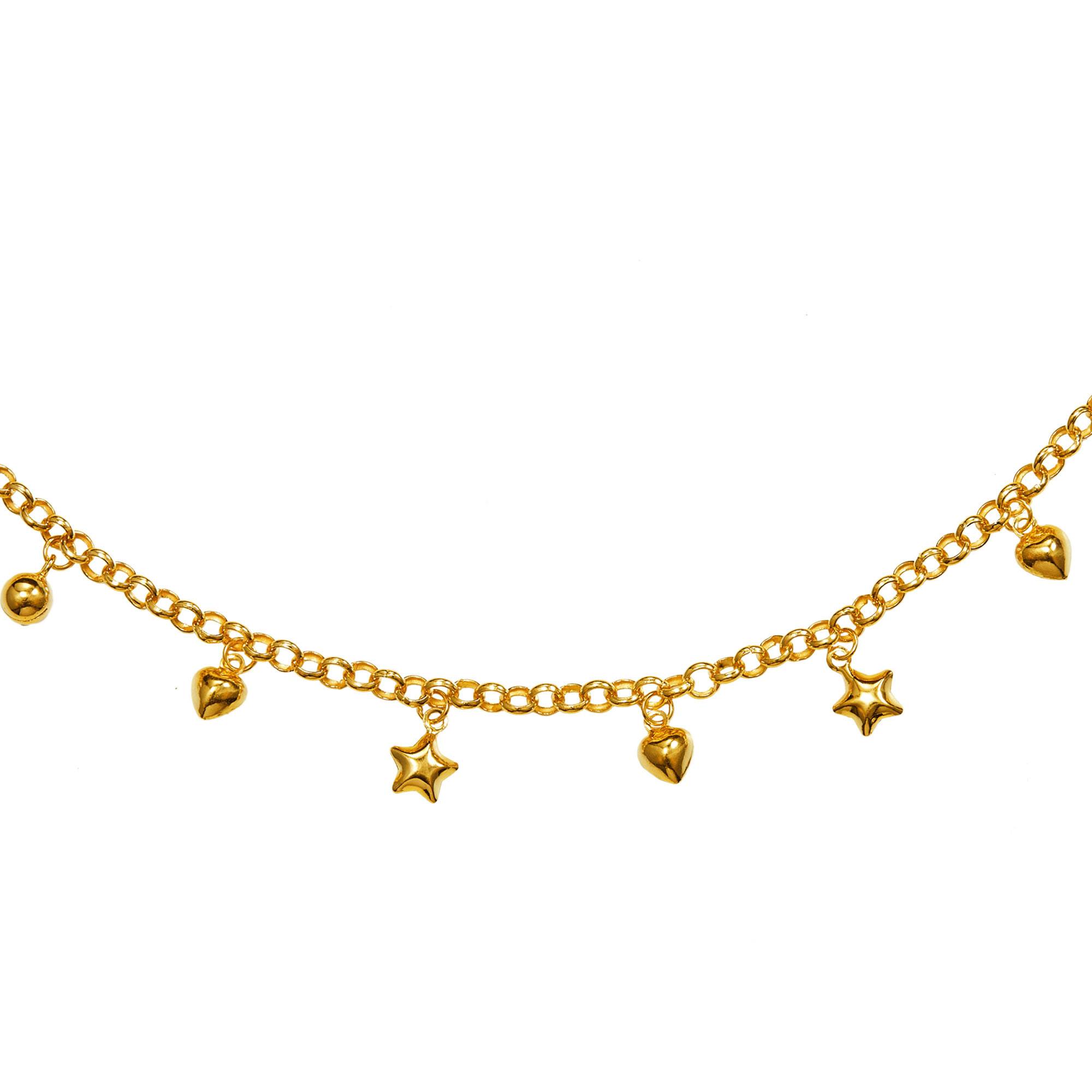 Brynlee Gold Anklet (Children) Gold Bracelet(Adult), 916 Gold 3900A2