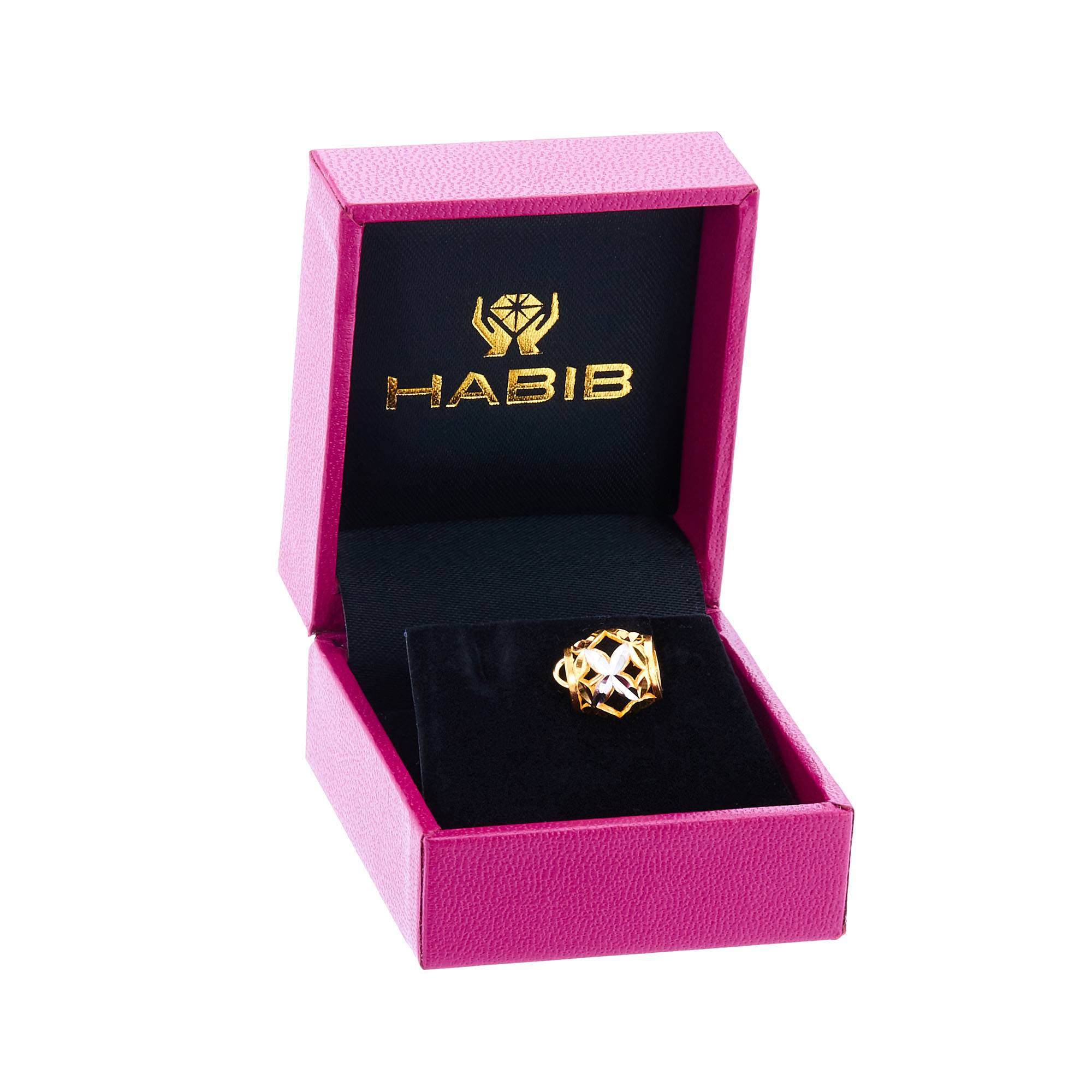 Carmela White and Yellow Gold Charm, 916 Gold PD0020722