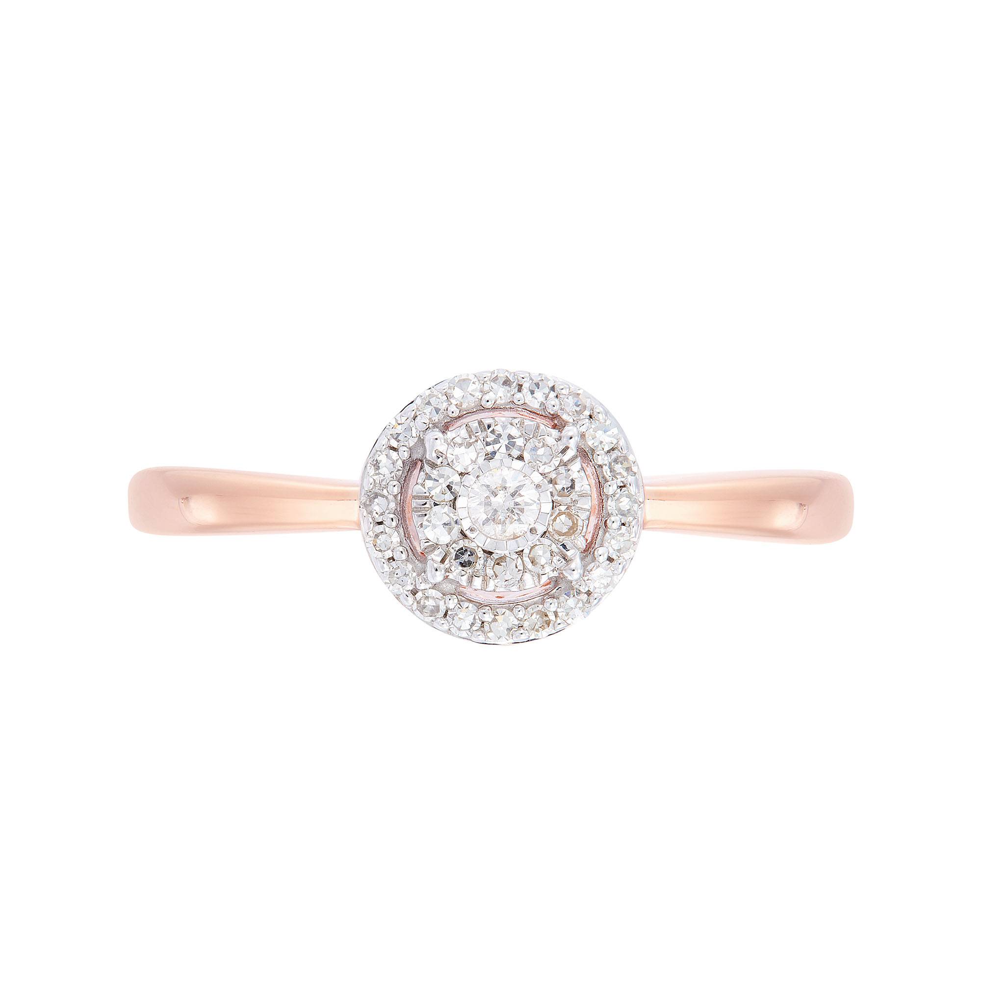 Reverse Tapered Double Halo Diamond Ring HABIB Jewels