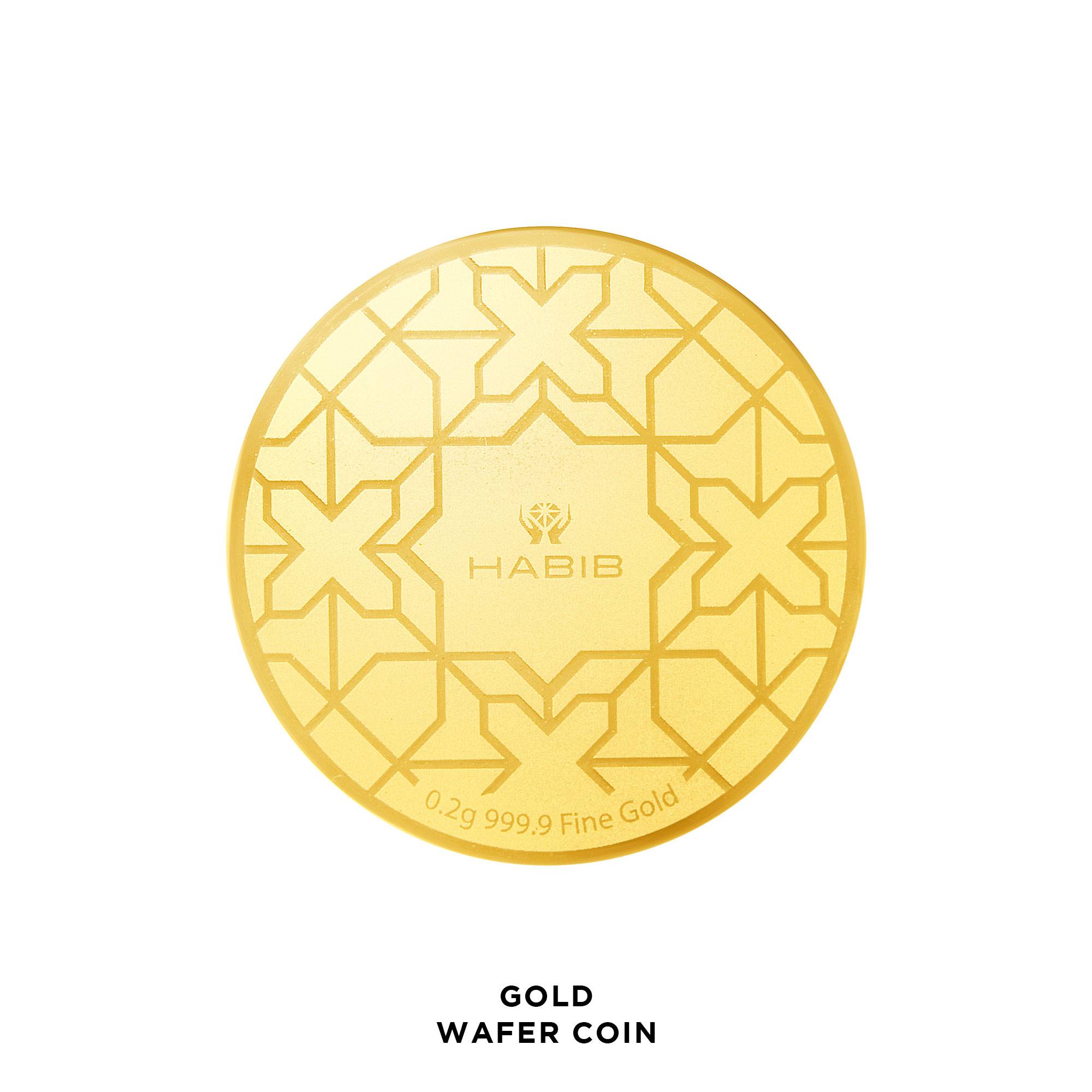 Arabesque (Orange), 999.9 Gold Wafer Coin (0.20G)