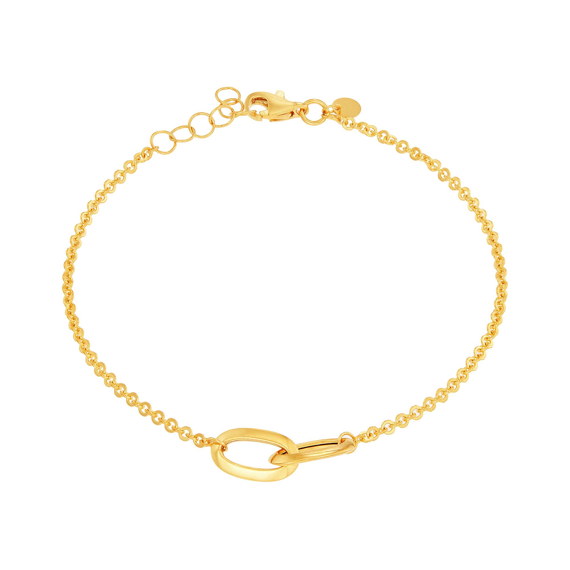 mayumiyamazaki777☆管973☆イタリア製☆ゴールドフレーム Oro Italia 916 Yellow Gold Bracelet GW42790523 (22K Gold)