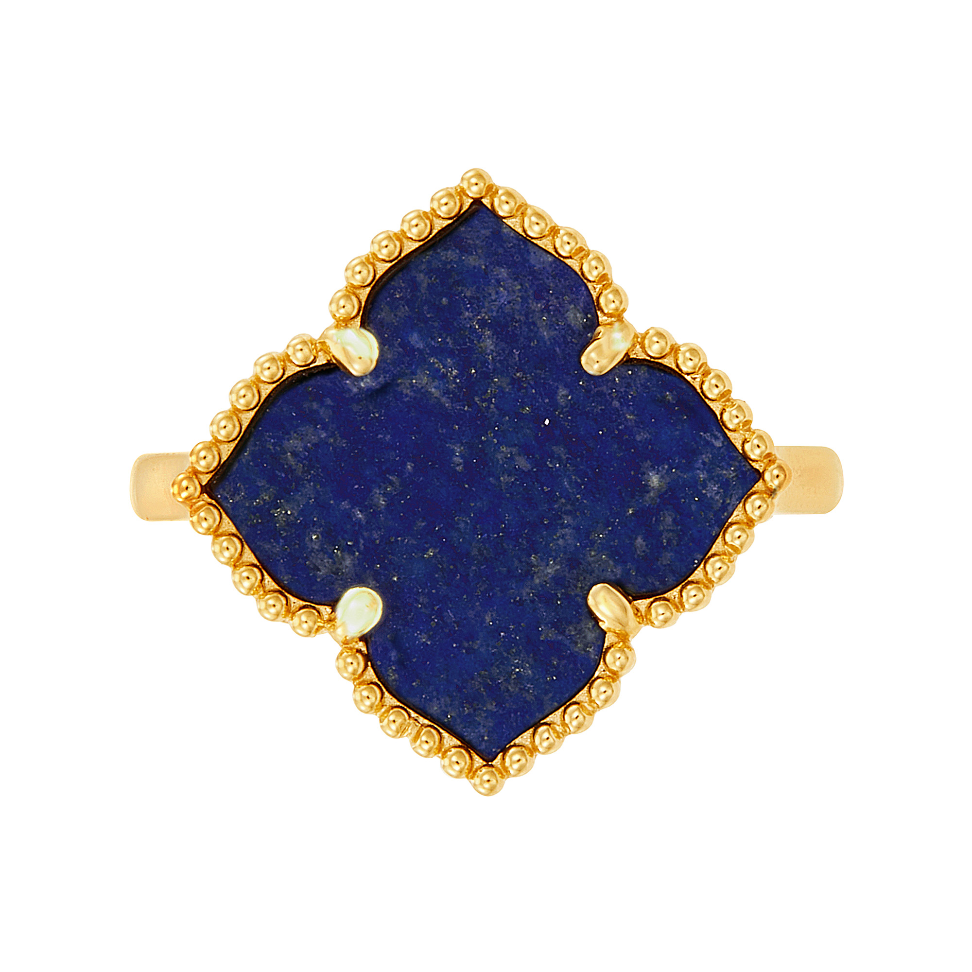 AL-ZAHRA | Lapis Lazuli Gemstone Ring in 750/18K Yellow Gold