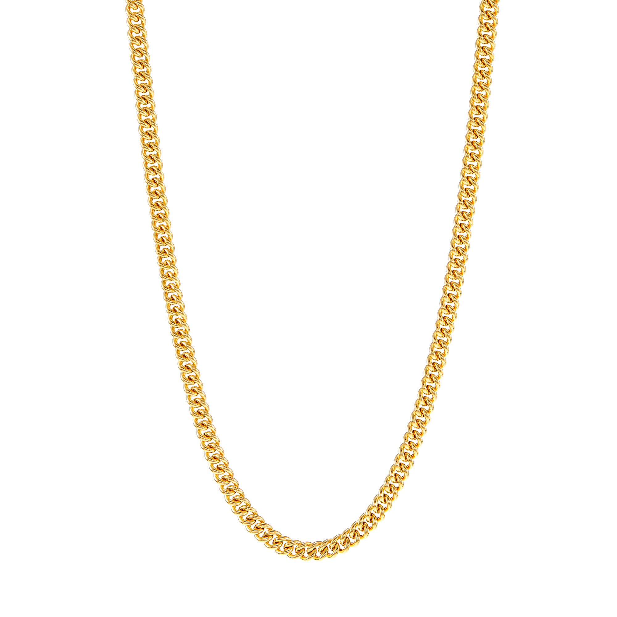 Sauh Machine Gold Necklace, 916 Gold GC015